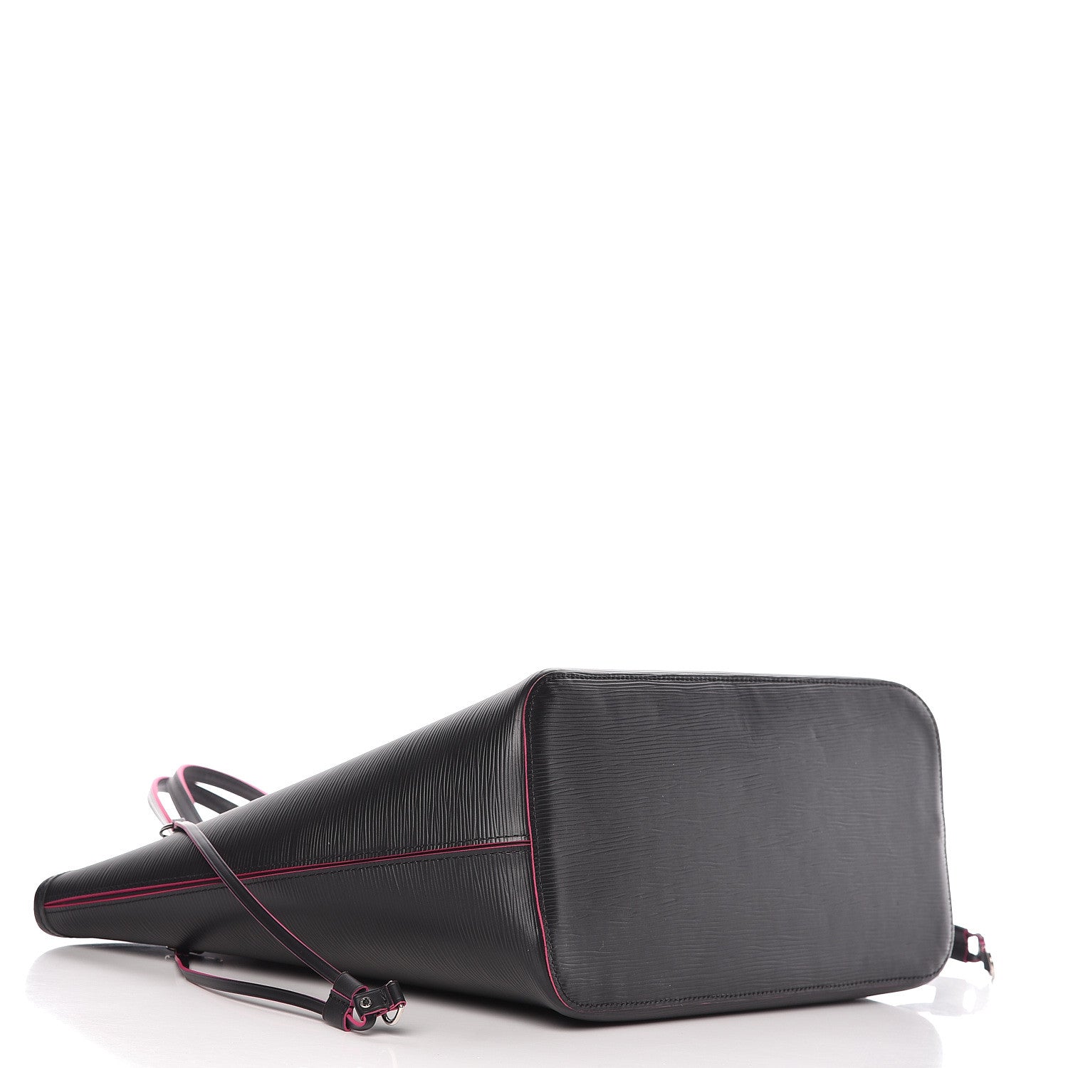Louis Vuitton Epi Neverfull MM Black Hot Pink 5 of 10