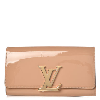 Louis Vuitton Patent Louise Clutch Nude 1 of 8