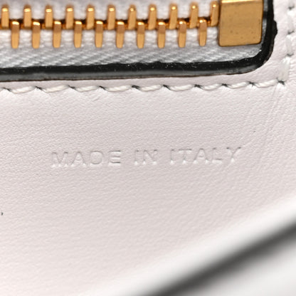 Valentino Garavani Calfskin Small Vlogo Chain Shoulder Bag Optic White 7 of 12
