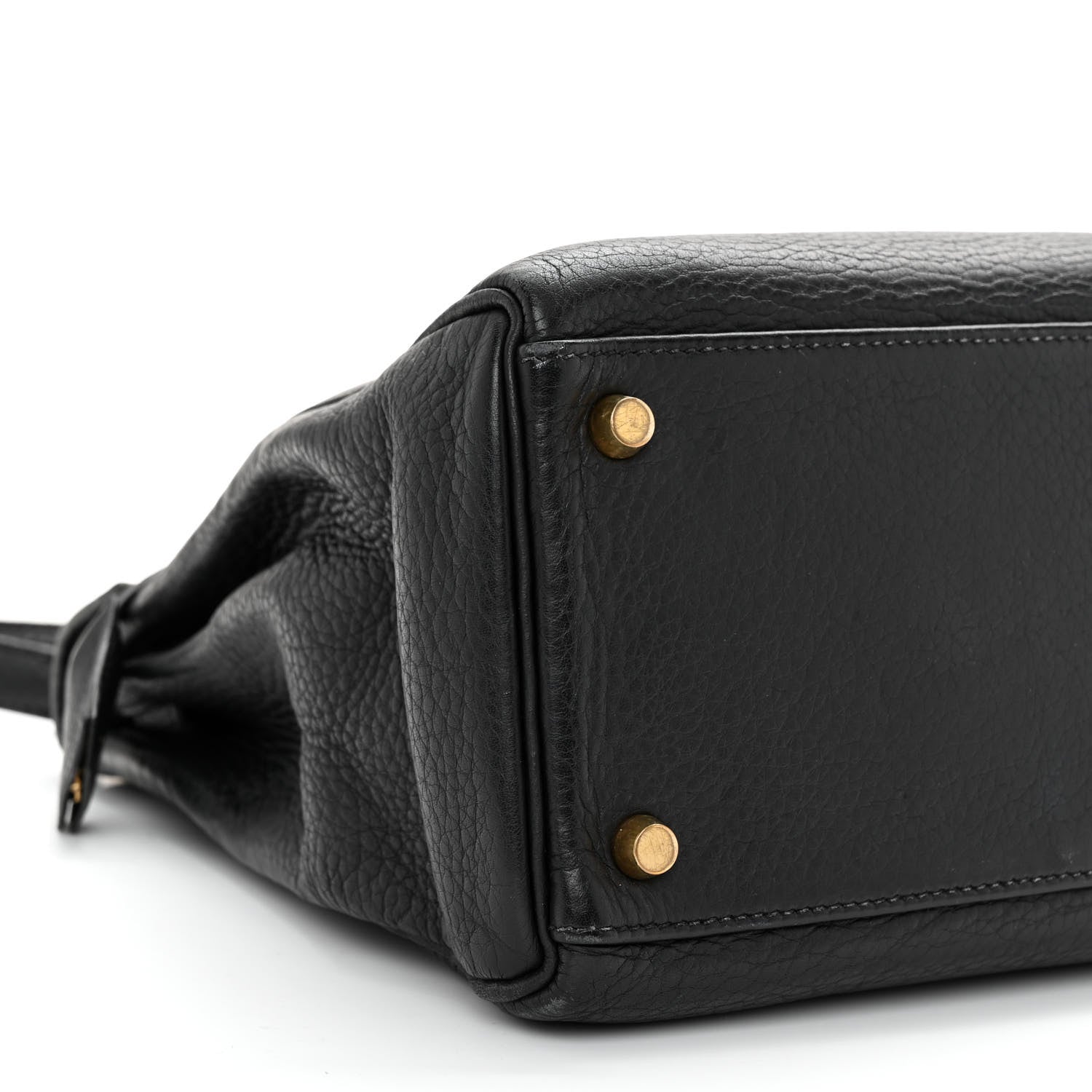 Hermes Fjord Kelly Retourne 32 Black 9 of 14