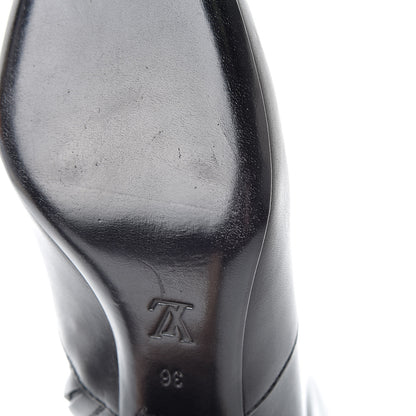 Louis Vuitton Lambskin Upstage Ankle Boots 36 Black 9 of 14
