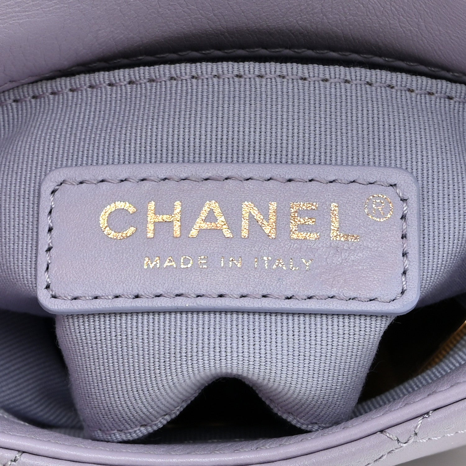 Chanel Calfskin Quilted Mini Framing Chain Bag Light Purple 6 of 10