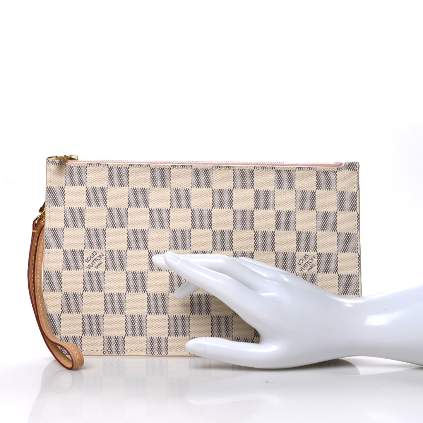 Damier Azur Neverfull MM GM Pochette Rose Ballerine