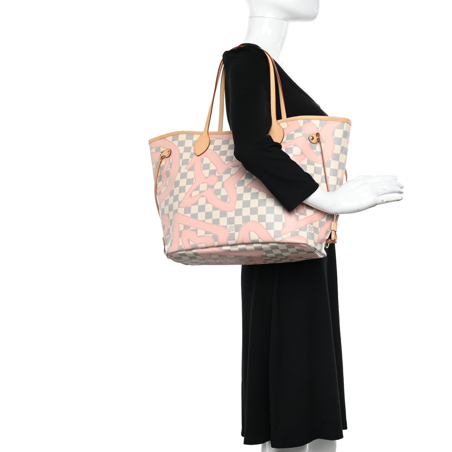 Louis Vuitton Damier Azur Tahitienne Neverfull MM 2 of 13