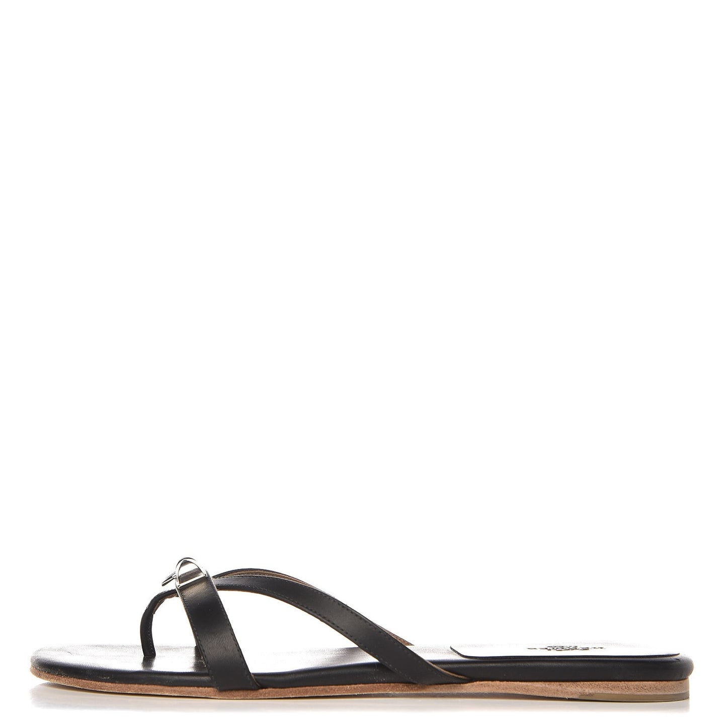 Nappa Calfskin Corfou Sandals 38 Black