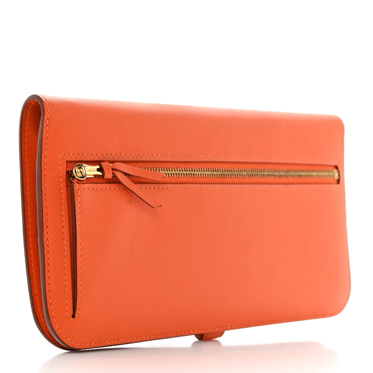Hermes Swift Dogon Recto Verso Wallet Orange 3 of 8