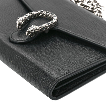 Gucci Calfskin Mini Dionysus Chain Wallet Black 12 of 12