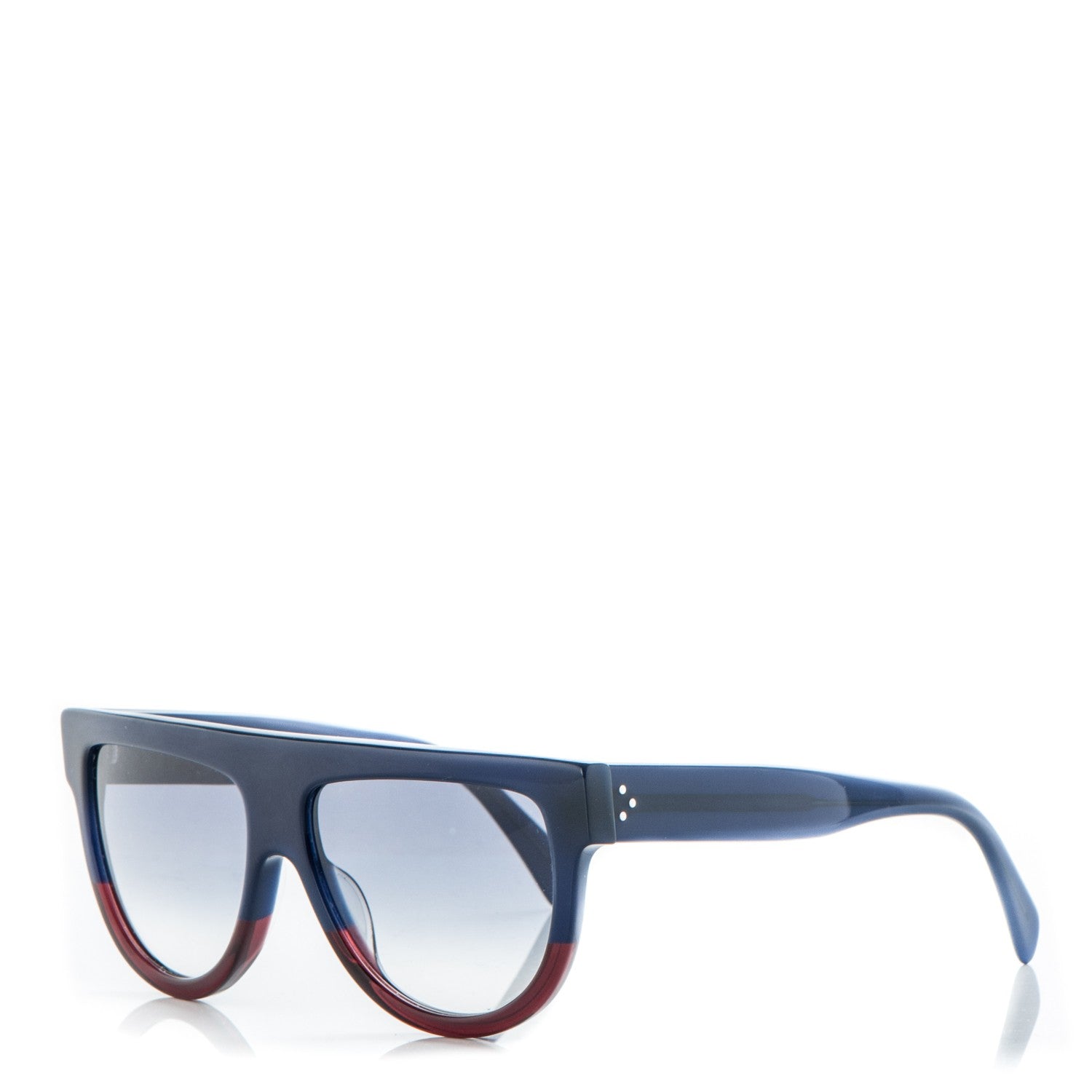 Celine Shadow Sunglasses CL 41026/S Blue Red 1 of 6