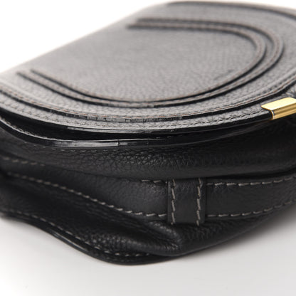 Chloe Calfskin Mini Marcie Round Crossbody Bag Black 6 of 11