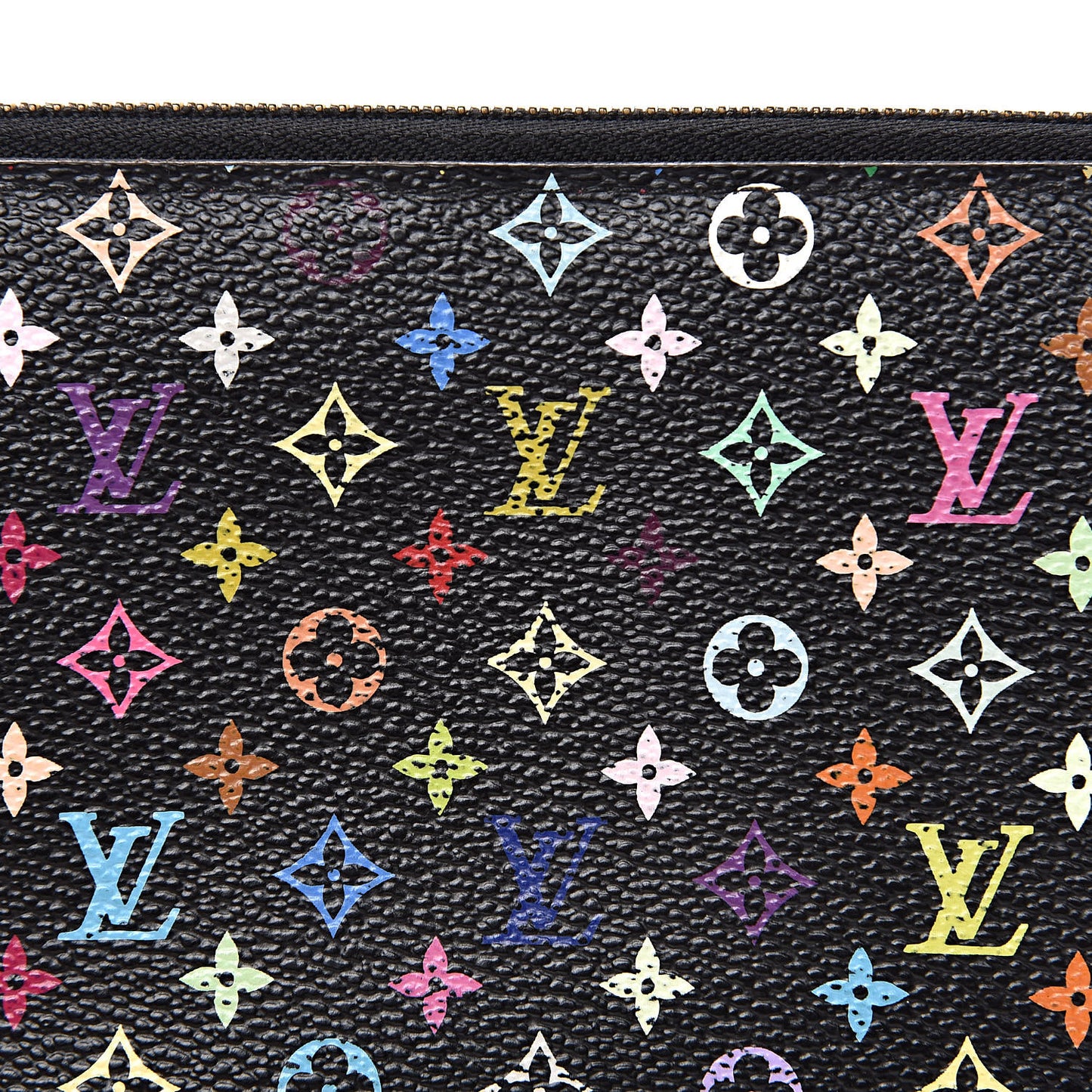 Monogram Multicolor Zippy Wallet Black Grenade