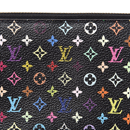 Louis Vuitton Monogram Multicolor Zippy Wallet Black Grenade 9 of 12