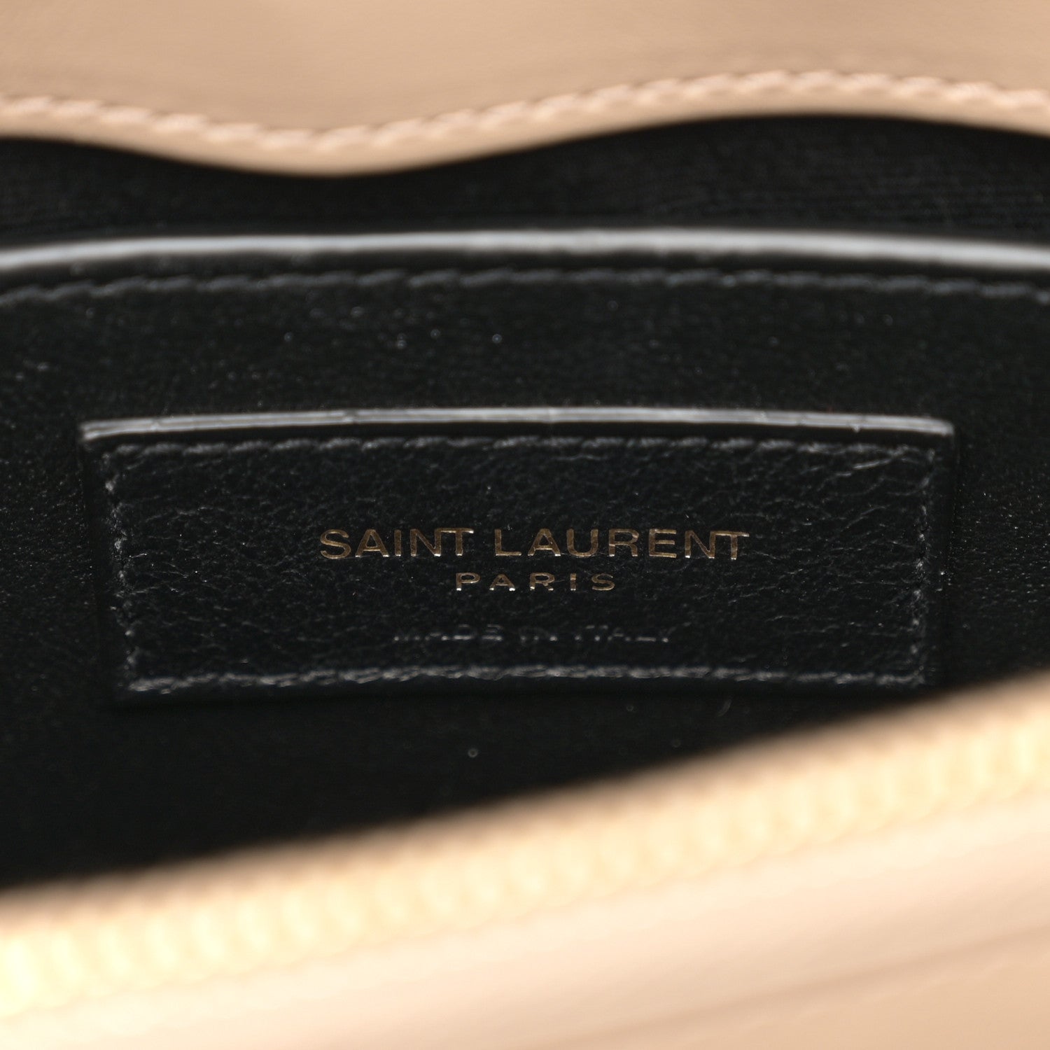Saint Laurent Calfskin Y Quilted Monogram Small Loulou Chain Satchel Dark Beige 6 of 10