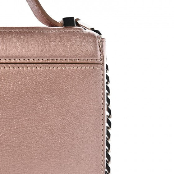 Givenchy Metallic Calfskin Mini Pandora Box Chain Crossbody Bag Light Pink 9 of 12
