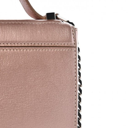 Givenchy Metallic Calfskin Mini Pandora Box Chain Crossbody Bag Light Pink 9 of 12