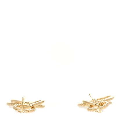 David Yurman 18K Yellow Gold Mobile Oval Drop Earrings 3 of 4