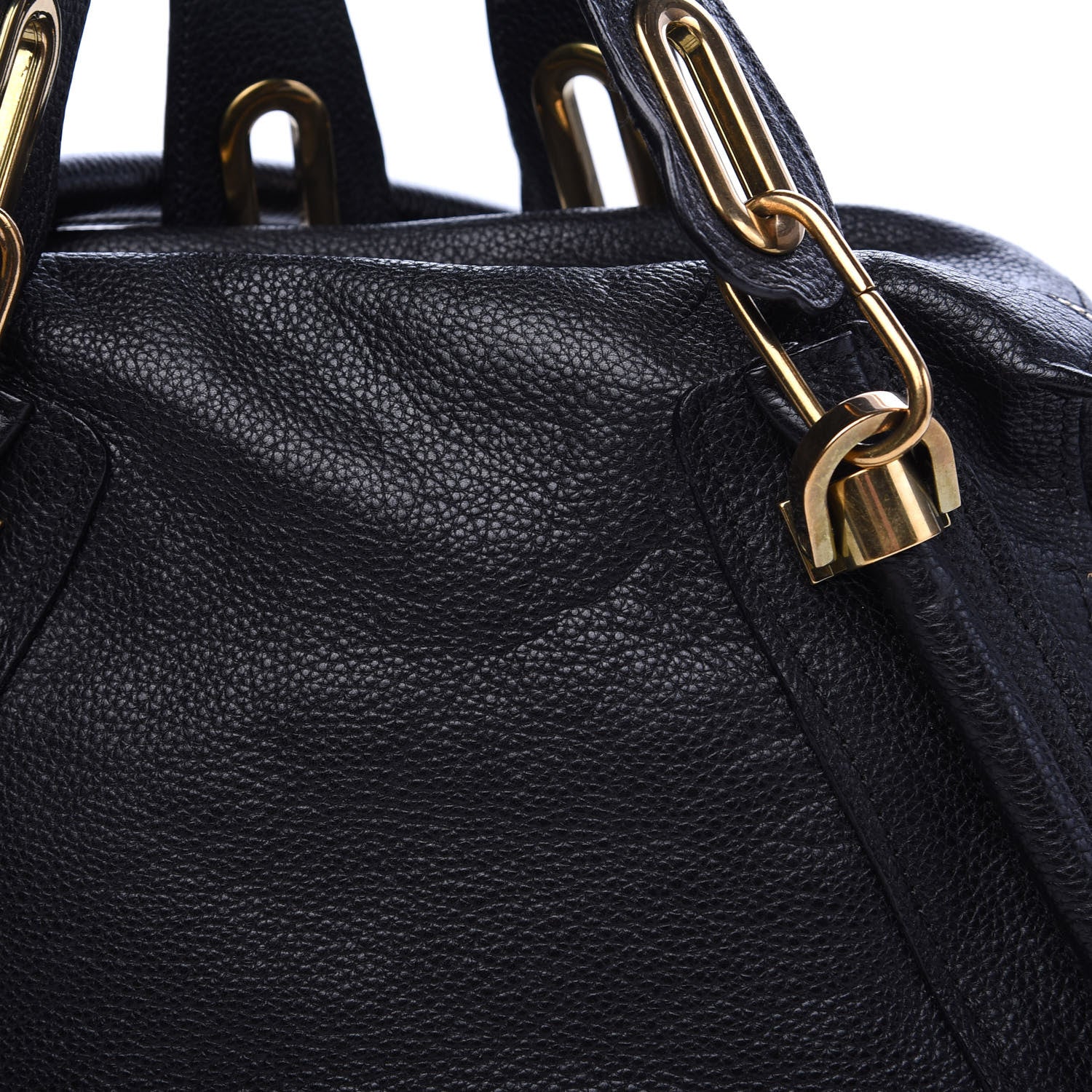 Chloe Calfskin Medium Paraty Black 8 of 8