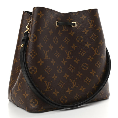 Louis Vuitton Monogram Neonoe MM Black 3 of 8
