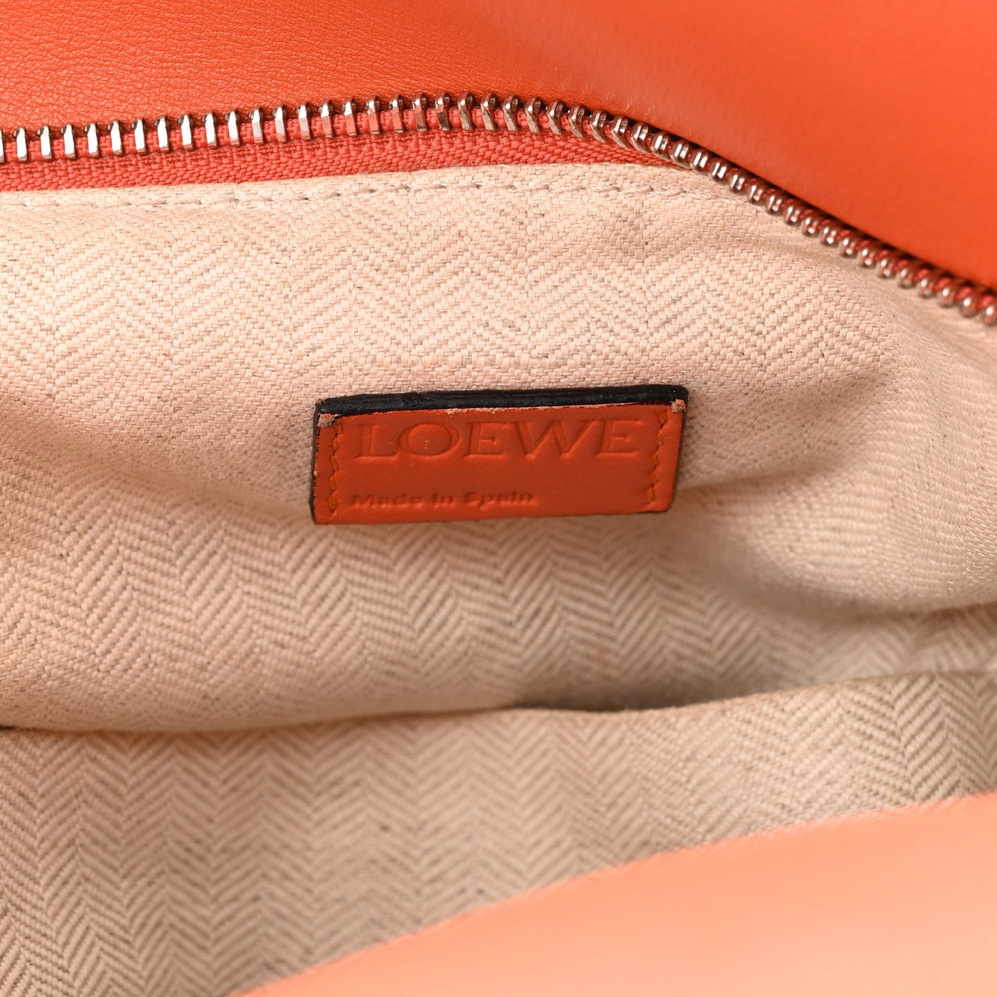 Calfskin Medium Puzzle Bag Orange