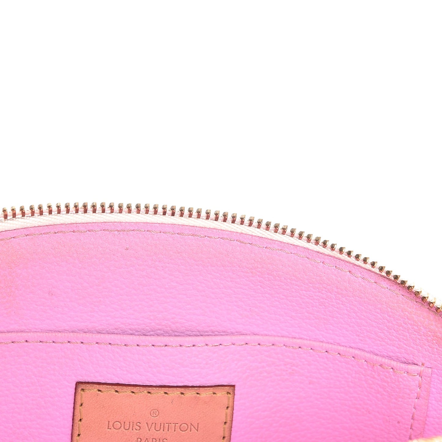 Monogram Multicolor Cosmetic Pouch White Litchi