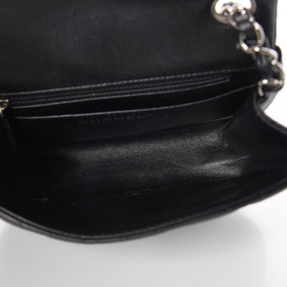 Chanel Lambskin Quilted Mini Square Flap Black 7 of 10