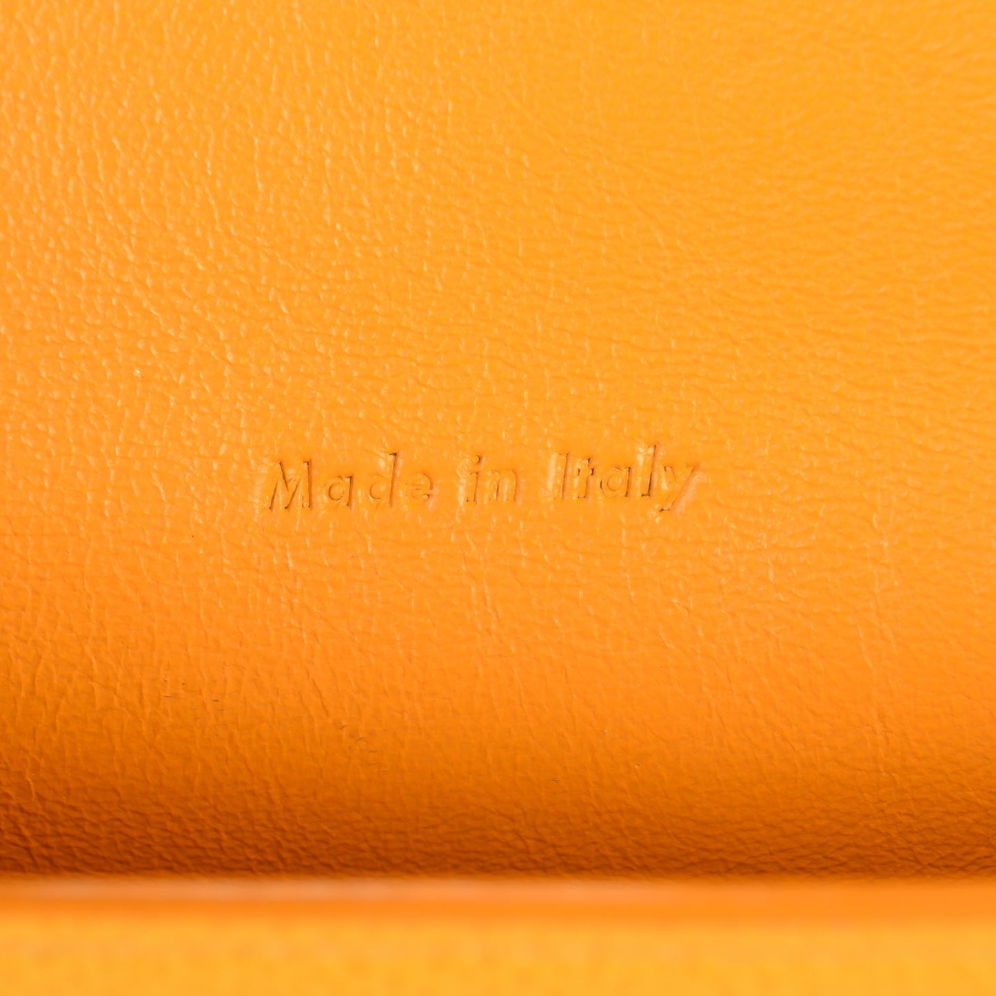 Grained Calfskin Trotteur Messenger Saffron