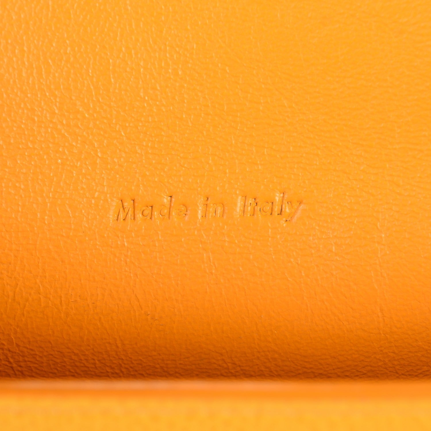 Celine Grained Calfskin Trotteur Messenger Saffron 8 of 11