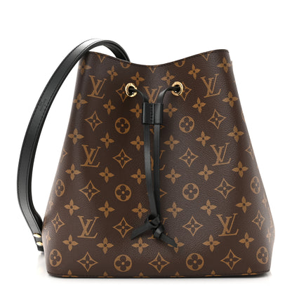 Louis Vuitton LOUIS VUITTON Monogram Neonoe MM Black 1 of 9