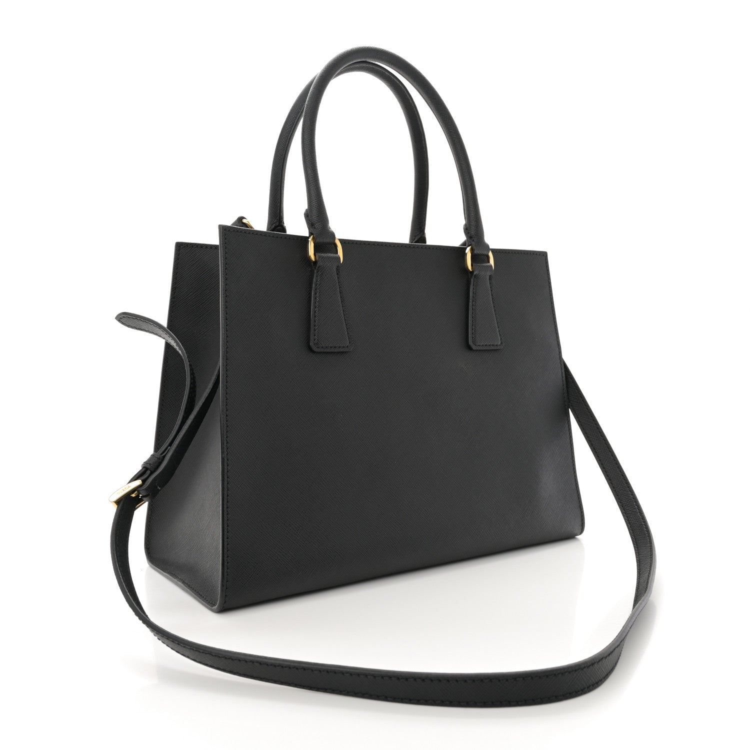 Prada Saffiano Tote Black 3 of 11