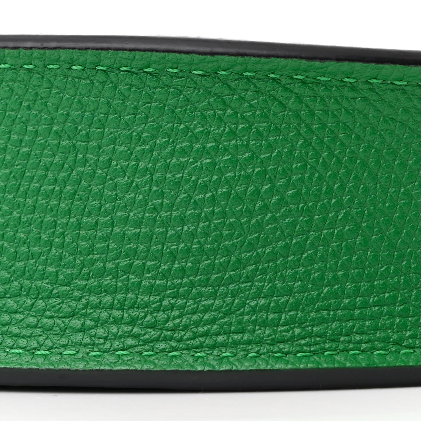 Grainy Calfskin Mini Vlogo Hobo Bag Gea Green