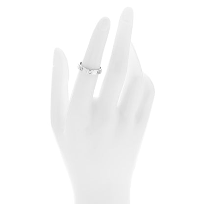 Cartier Platinum 3.5mm LOVE Wedding Band Ring 51 5.75 2 of 6