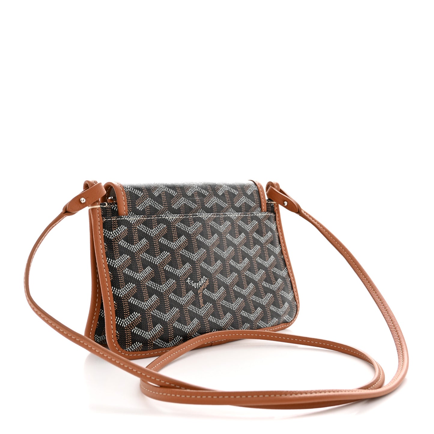 Goyardine Plumet Wallet Clutch Black Gold