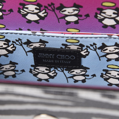 Jimmy Choo Acrylic Zebra Candy Clutch 6 of 10