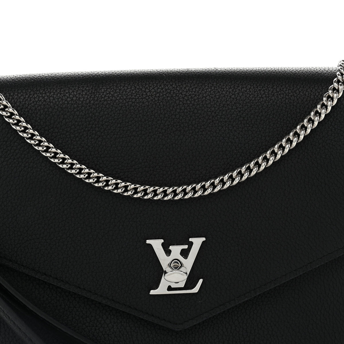 Louis Vuitton Soft Calfskin My Lockme Pochette Black 8 of 13