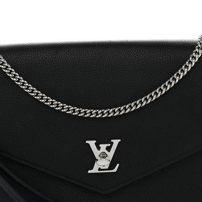 Louis Vuitton Soft Calfskin My Lockme Pochette Black 8 of 13