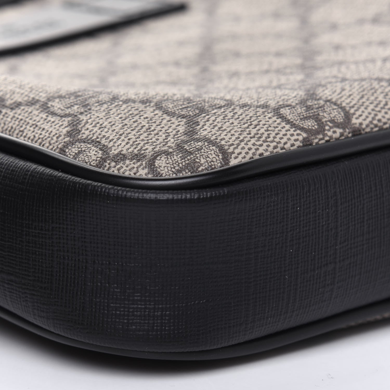 Gucci GG Supreme Monogram Web Belt Bag Black 12 of 15