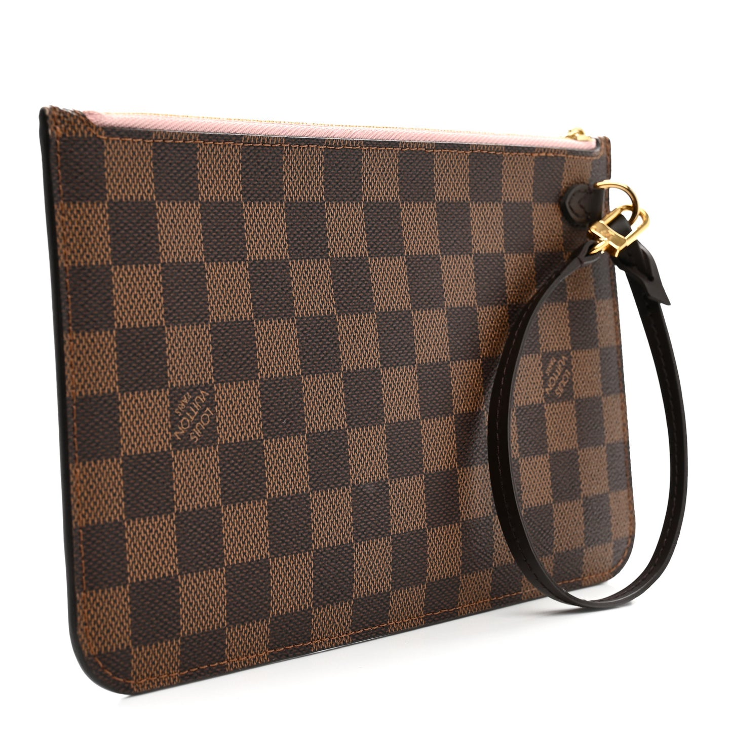 Damier Ebene Neverfull MM GM Pochette Rose Ballerine