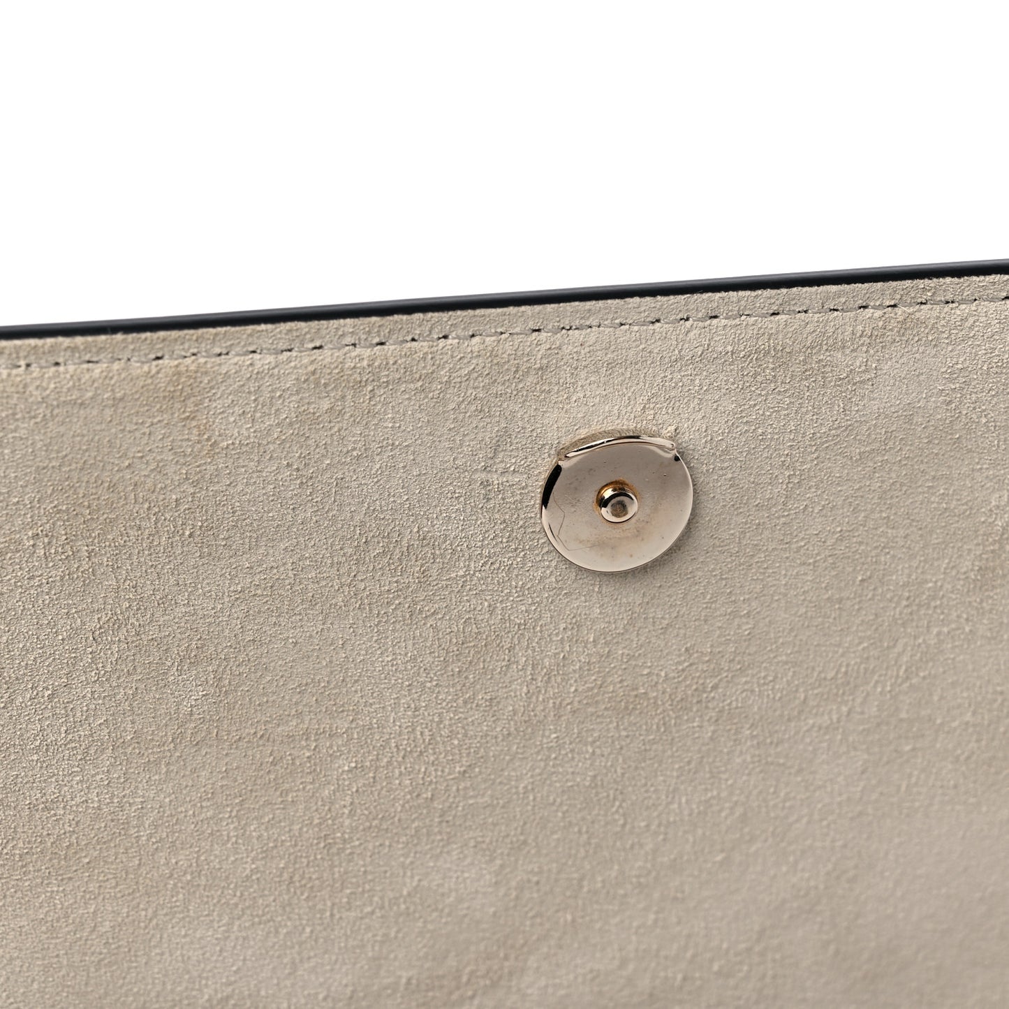 Grained Calfskin Spikes Loubinthesky Paloma Wallet On Chain White