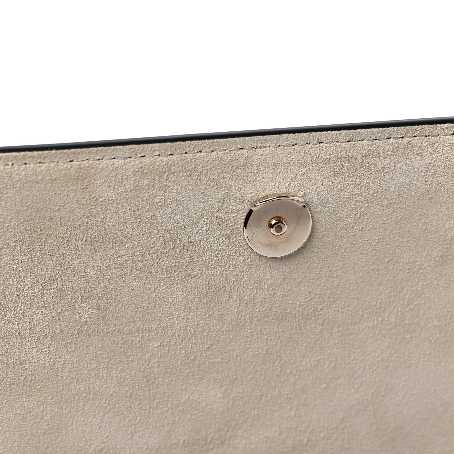 Christian Louboutin Grained Calfskin Spikes Loubinthesky Paloma Wallet On Chain White 10 of 11
