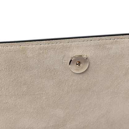 Christian Louboutin Grained Calfskin Spikes Loubinthesky Paloma Wallet On Chain White 10 of 11