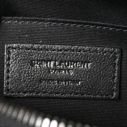 Saint Laurent Calfskin Matelasse Monogram Lou Camera Bag Black 6 of 11
