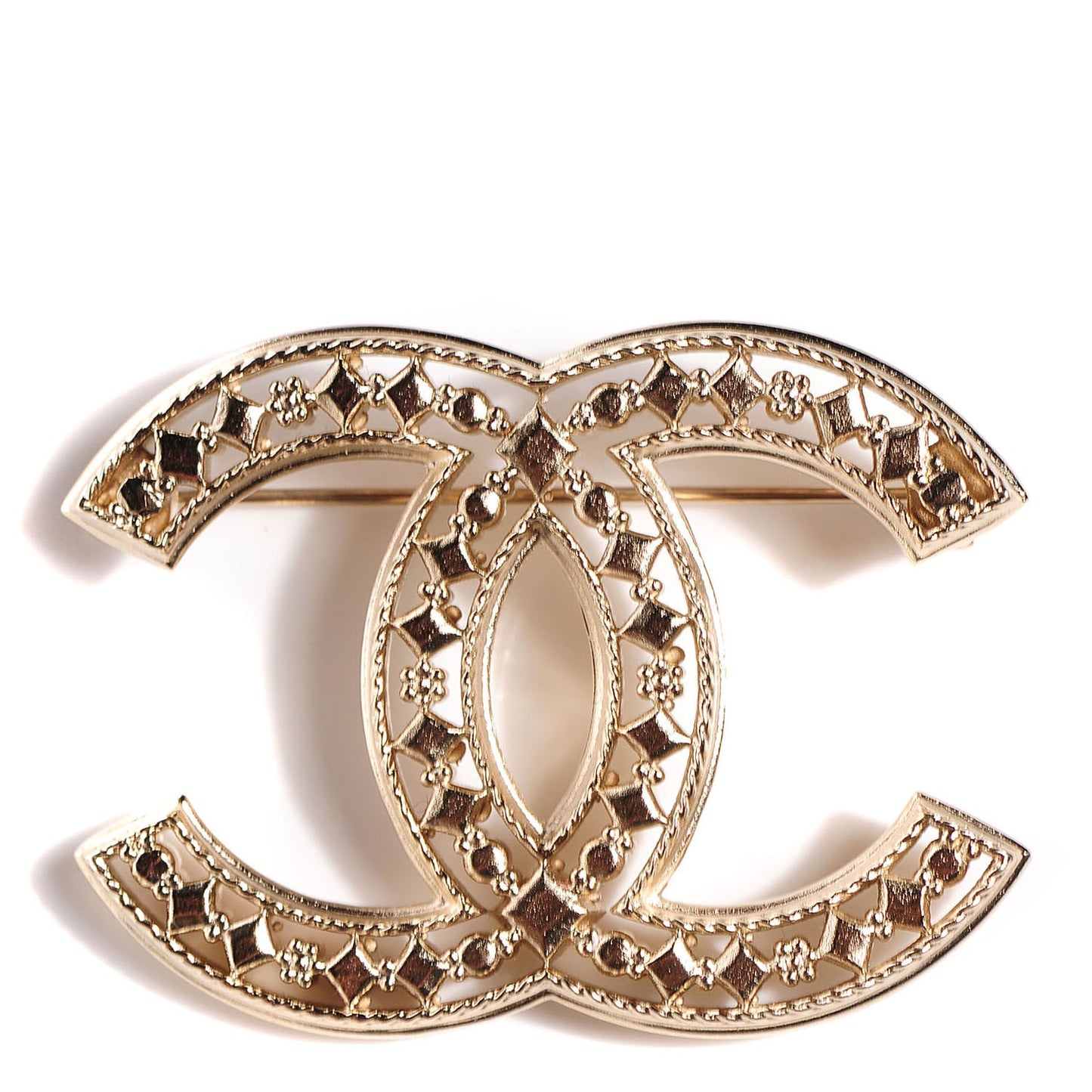 CC Brooch Light Gold