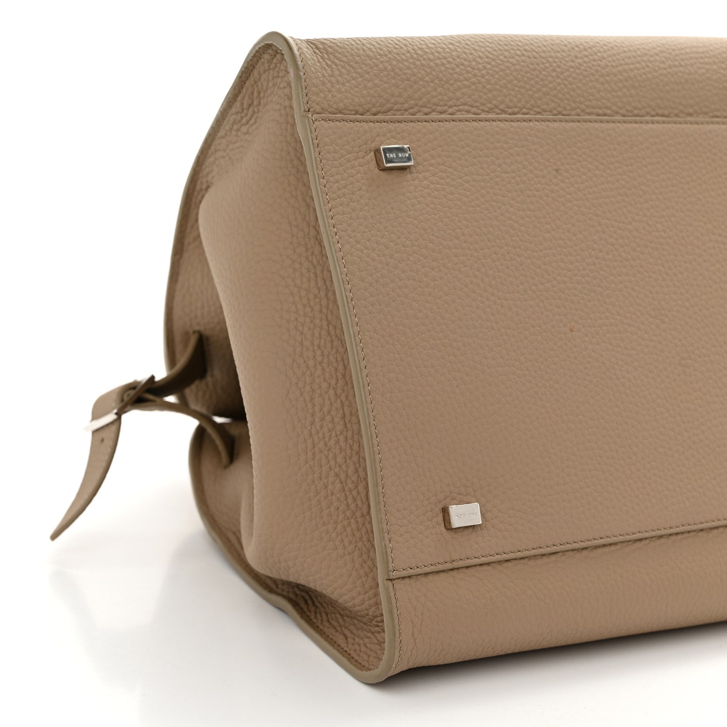 Matte Grained Calfskin Soft Margaux 15 Dark Taupe