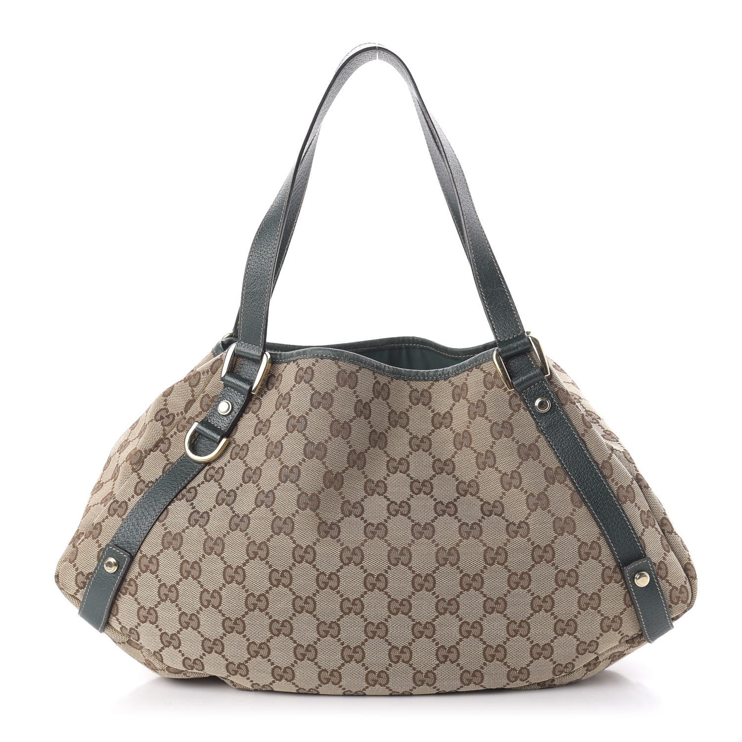 Gucci Monogram Medium Abbey Shoulder Bag Green 1 of 10