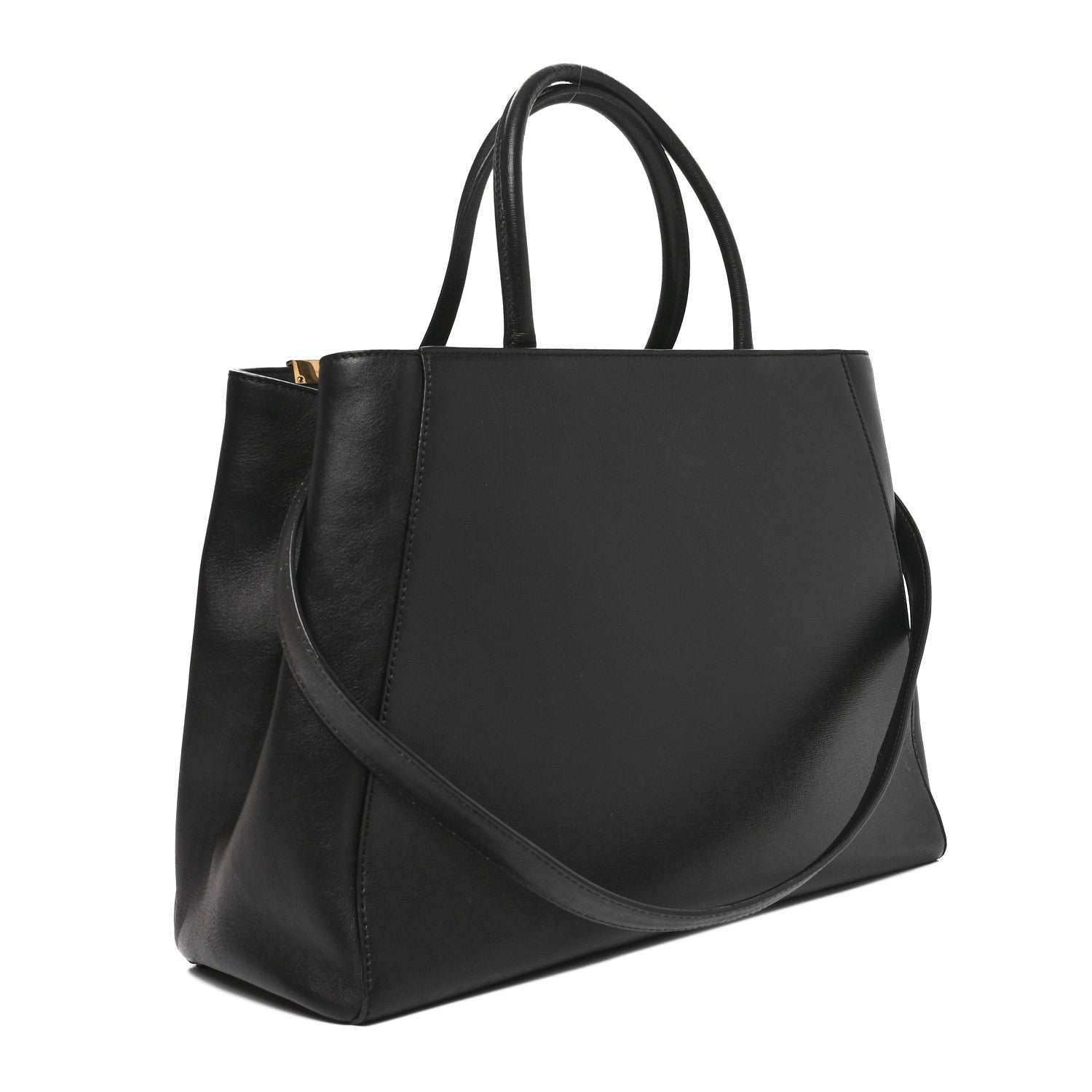 Fendi Vitello Elite Regular 2Jours Tote Black 3 of 9