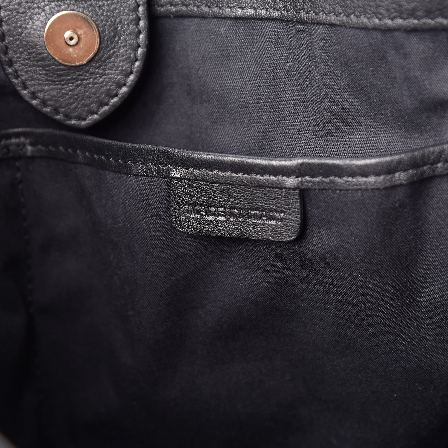 Burberry Calfskin Haymarket Check Small Canterbury Tote Black 7 of 19