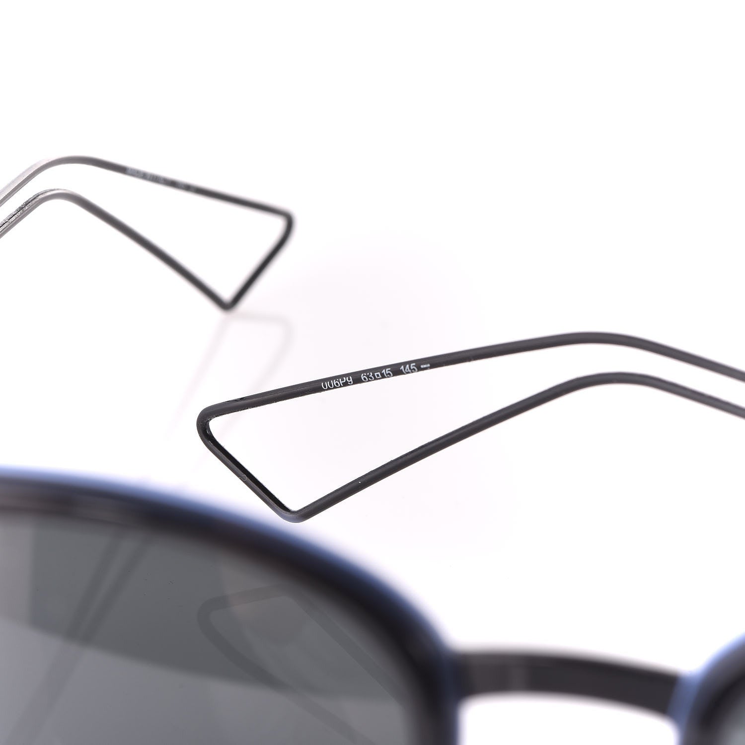 Christian Dior Sculpt Cat Eye Sunglasses Black 8 of 9