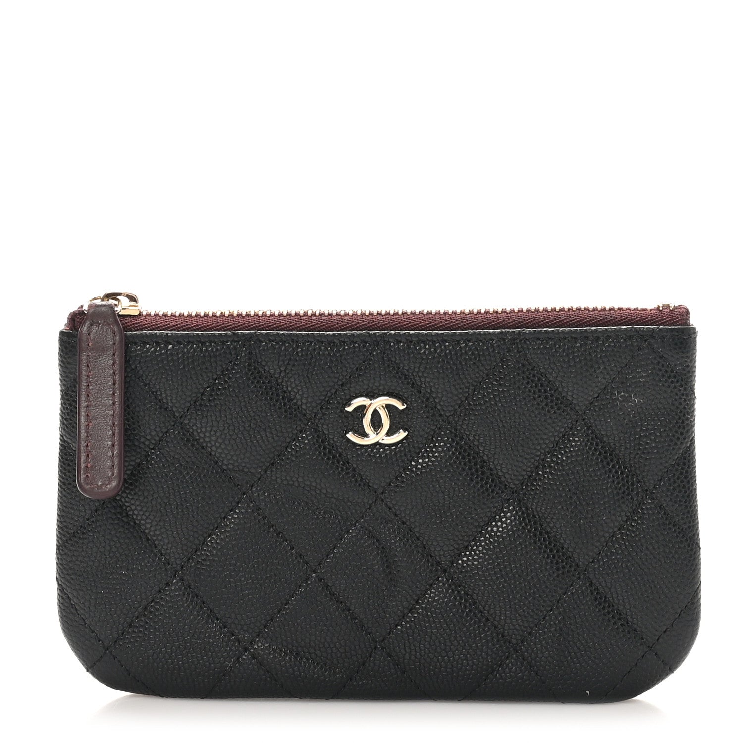 Chanel Caviar Quilted Small Cosmetic Case Black 1 of 9
