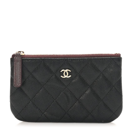Chanel Caviar Quilted Small Cosmetic Case Black 1 of 9
