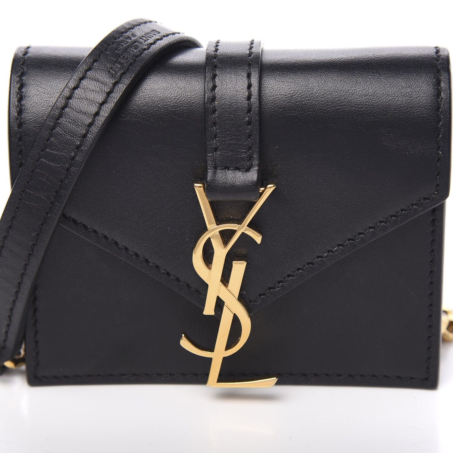 Calfskin Monogram Mini Candy Crossbody Black