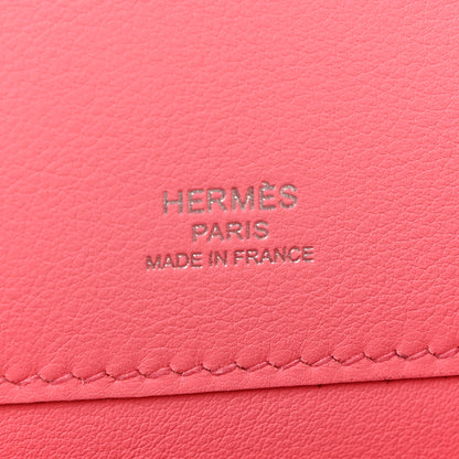 Hermes Swift Kelly Cut Clutch Pochette Rose D'Ete 8 of 14
